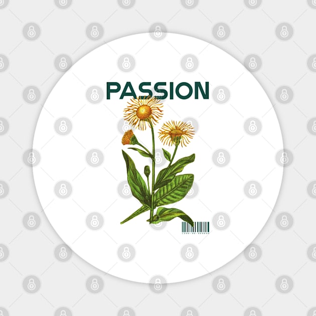 Wildflower Passion Magnet by TeeAvery